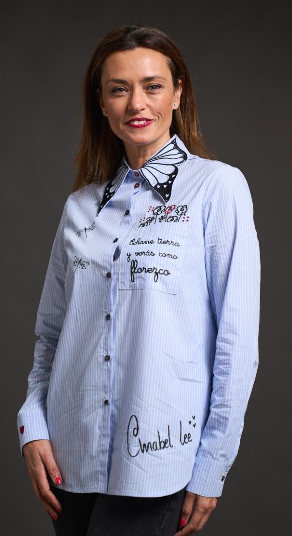 Camisa florecer