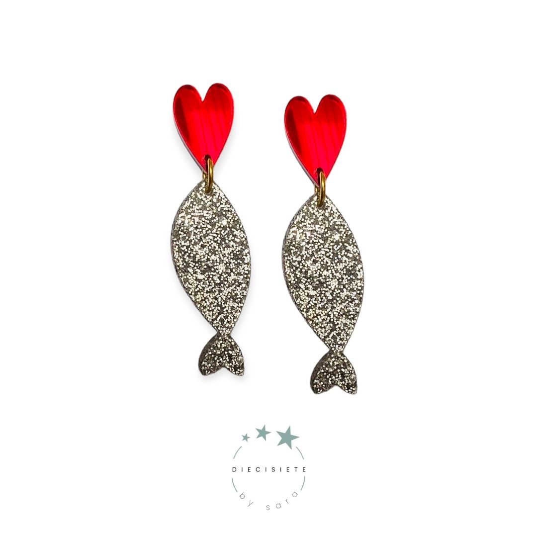 Pendientes peces