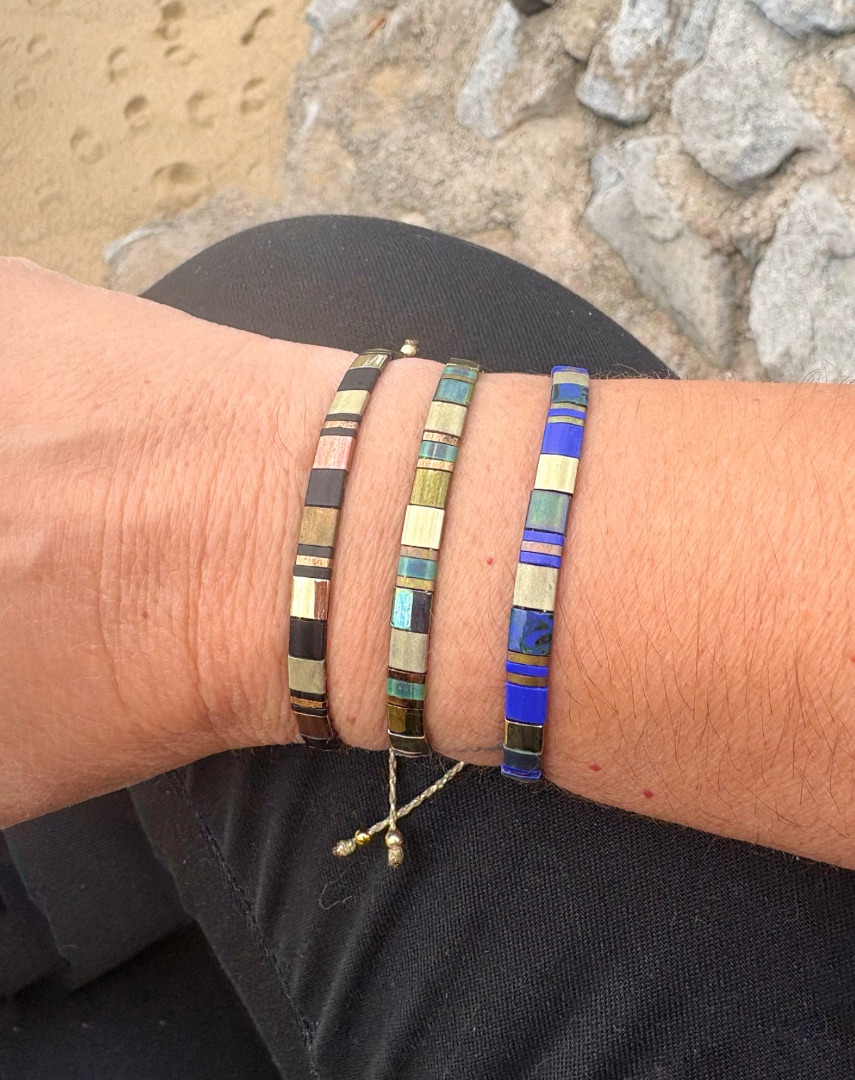 Pulsera de piezas miyuki