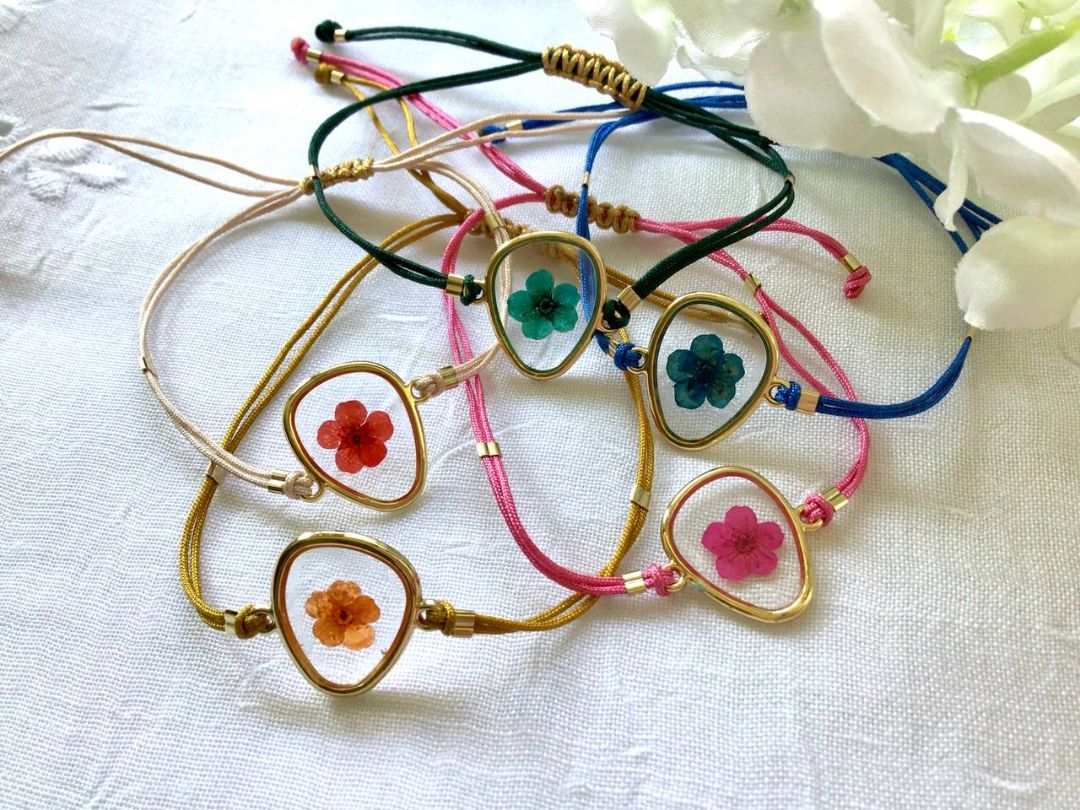 Pulseras flor