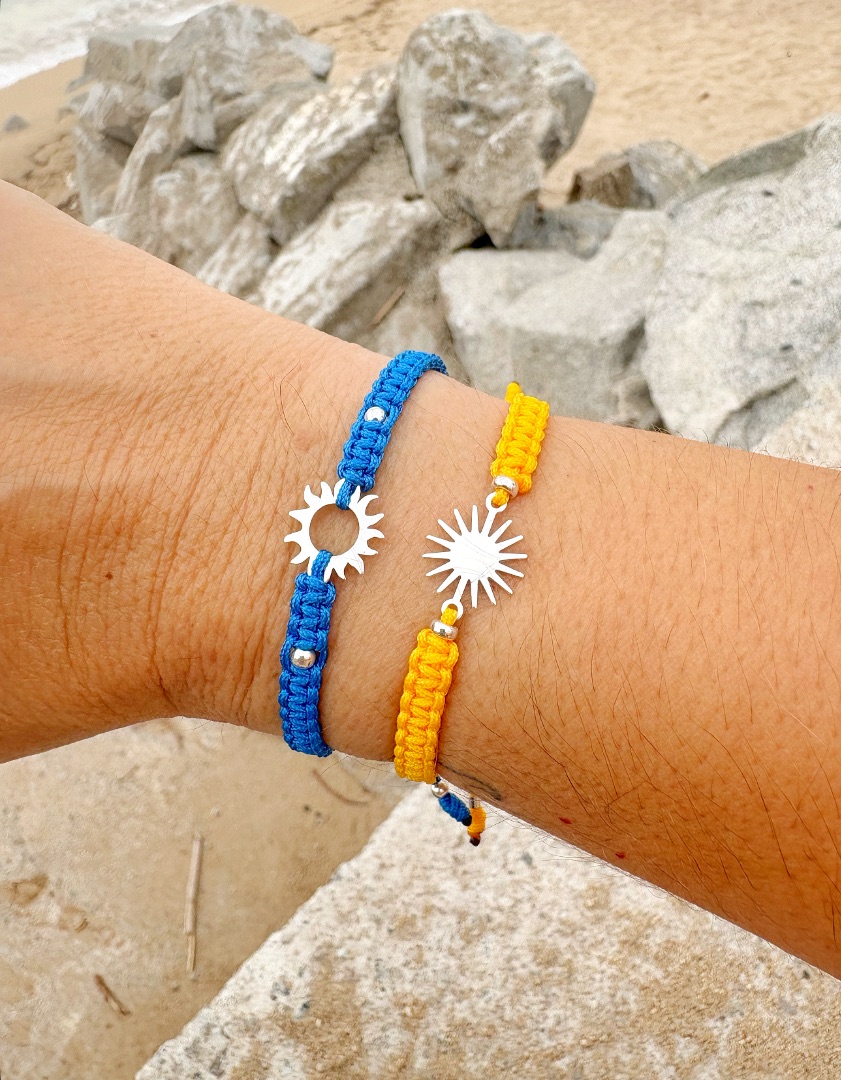 Pulsera sol de plata