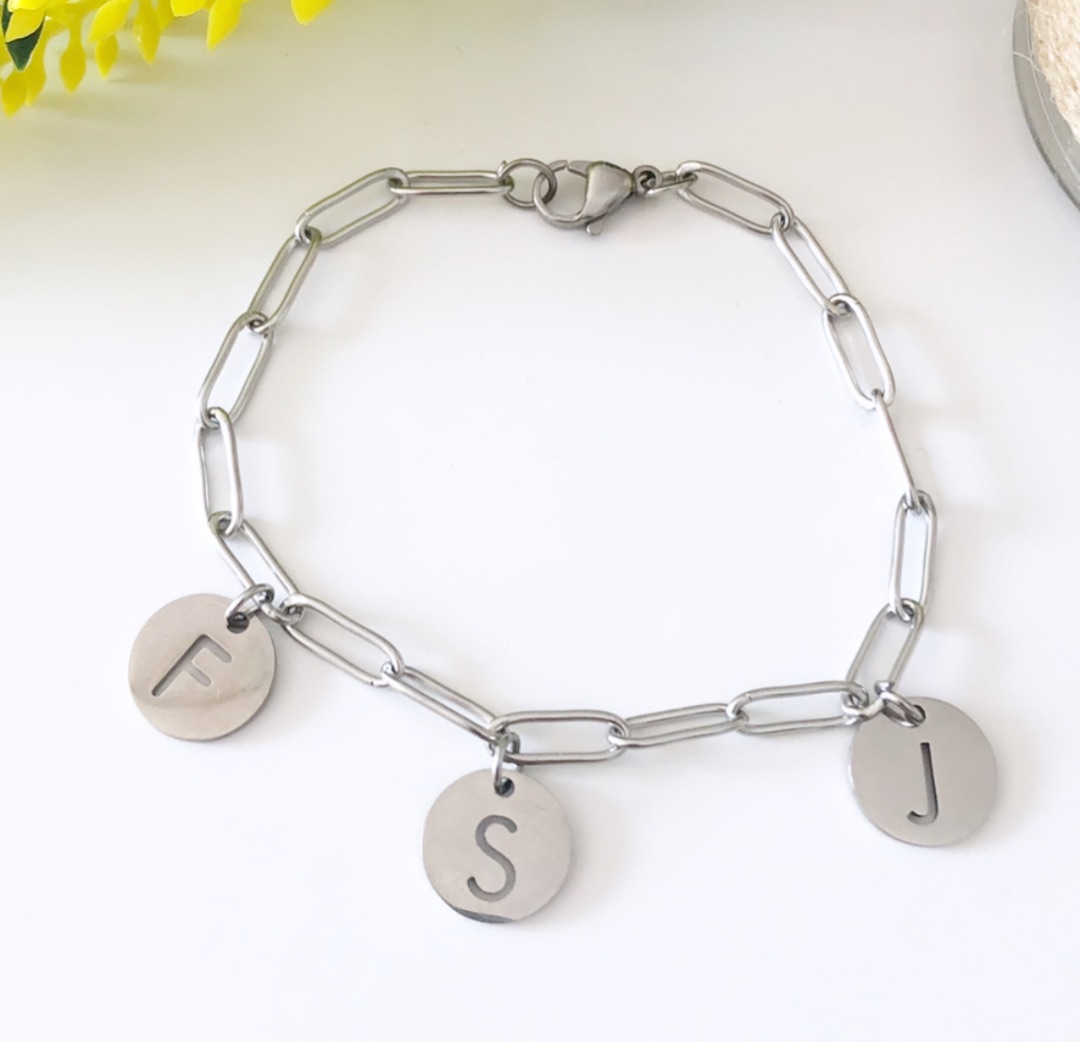 Pulsera Aghata plateada
