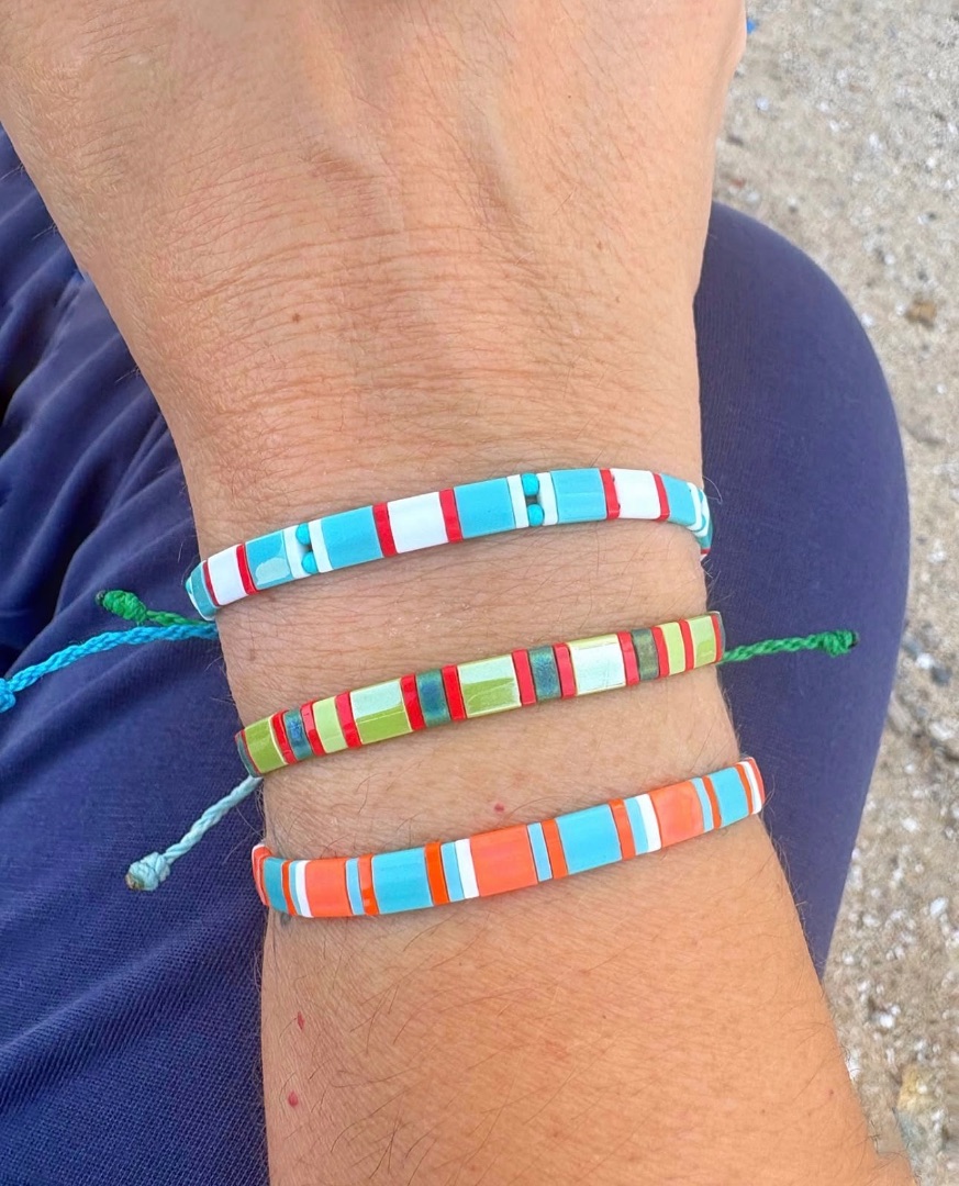 Pulsera de piezas miyuki
