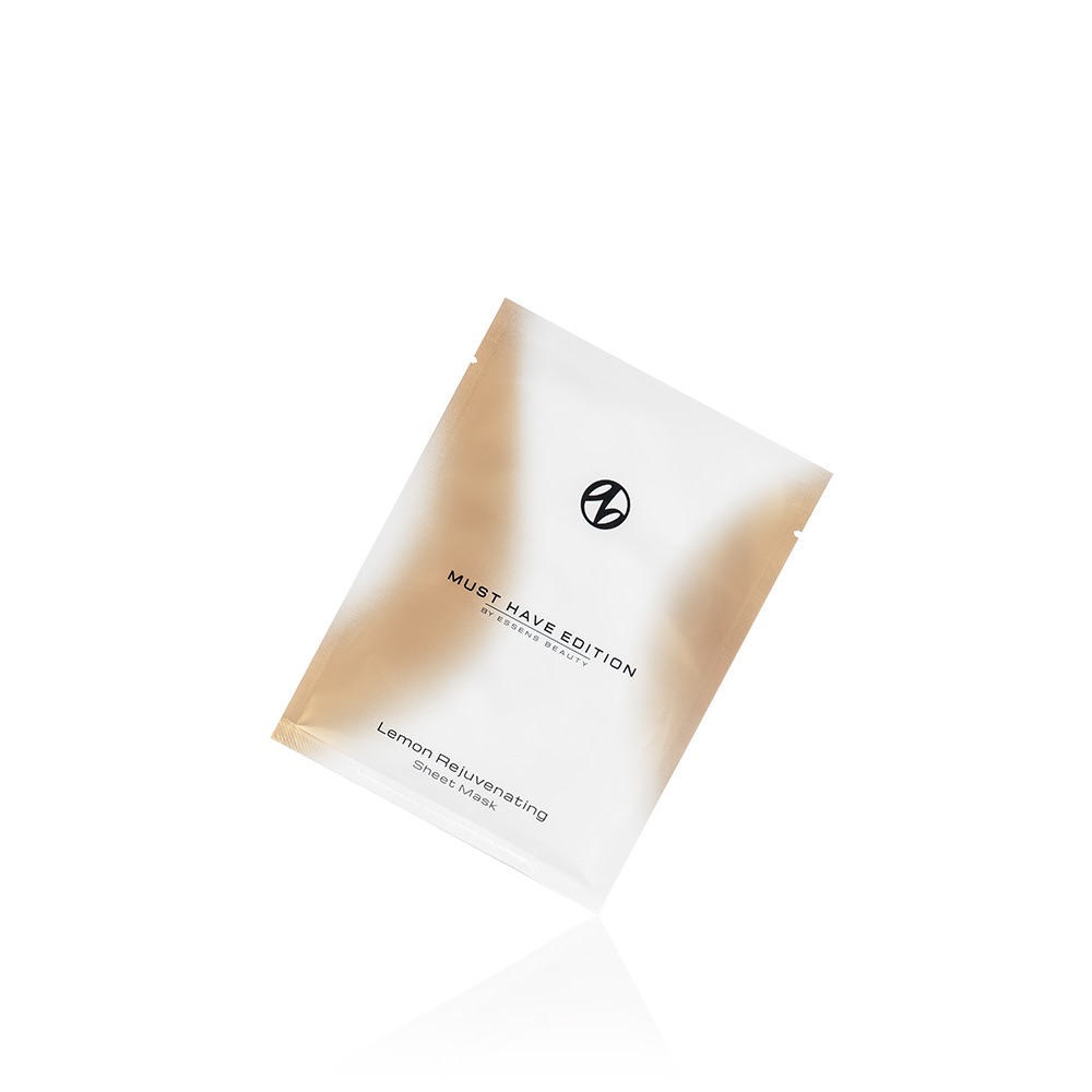 Mascarilla de tela iluminadora limon