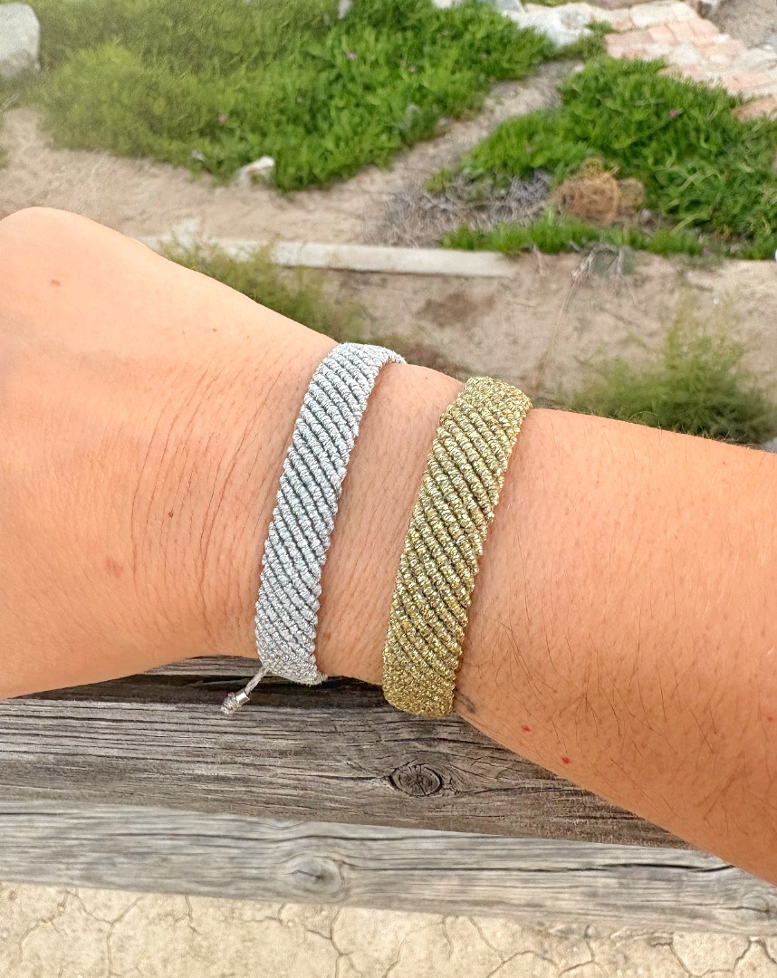 Pulsera macramé Diagonal