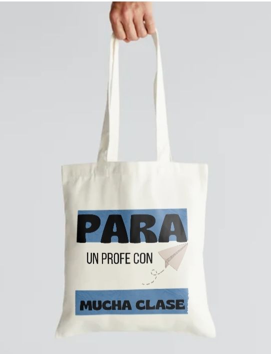 BOLSA DE LONA PARA  PROFES
