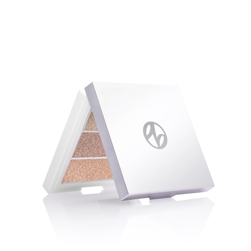 Paleta iluminadora dorada 3 en 1