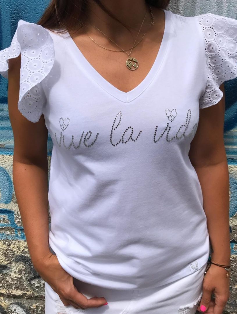 Camiseta vive la vida
