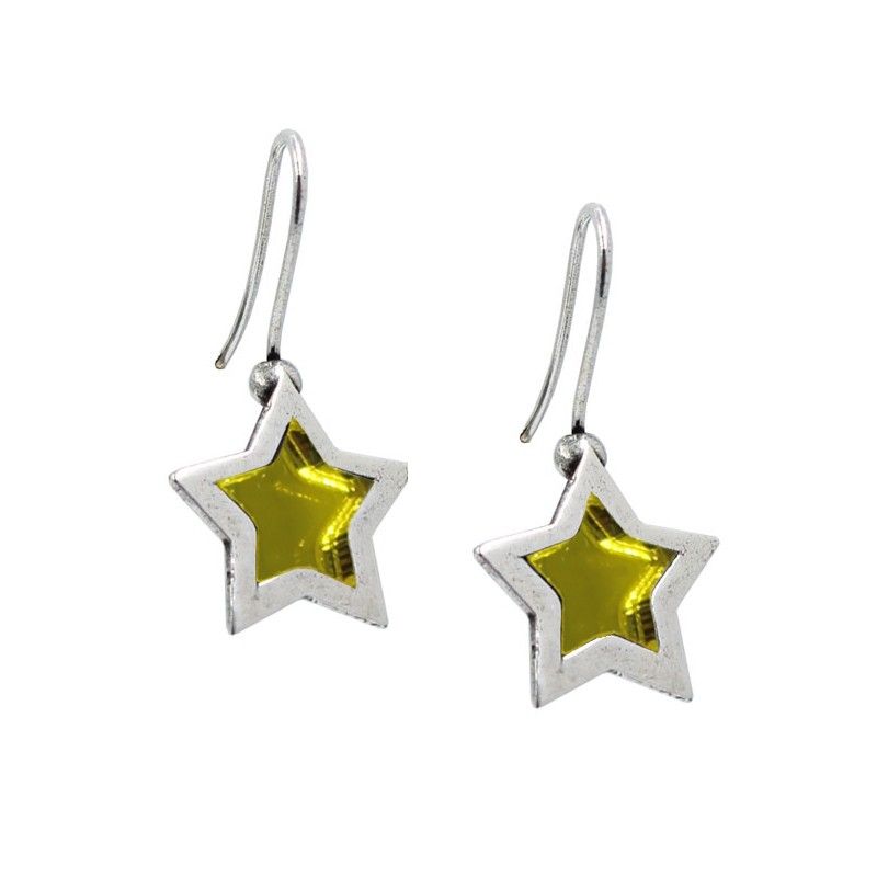 Pendientes de estrella con cristal      treze71686