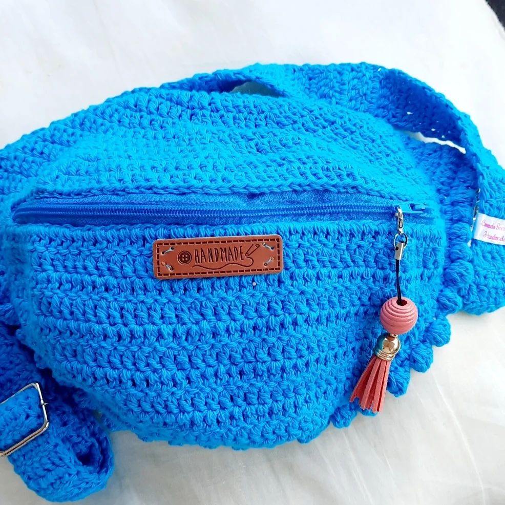 Riñonera azul