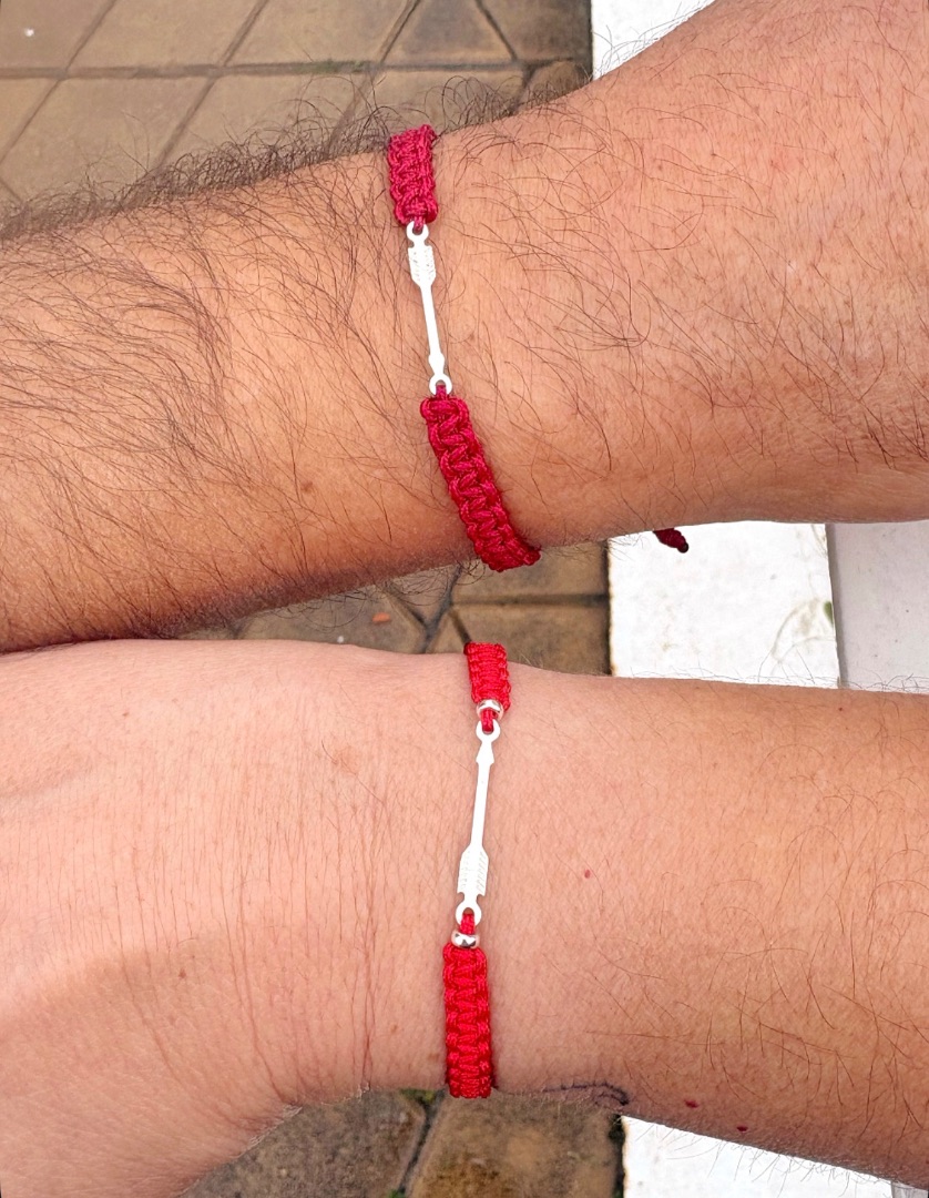 Pulsera flecha plata de ley