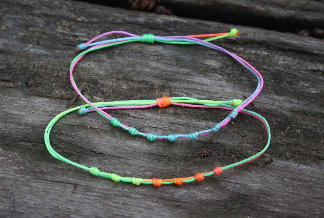 Pulsera 7 nudos Arco Iris
