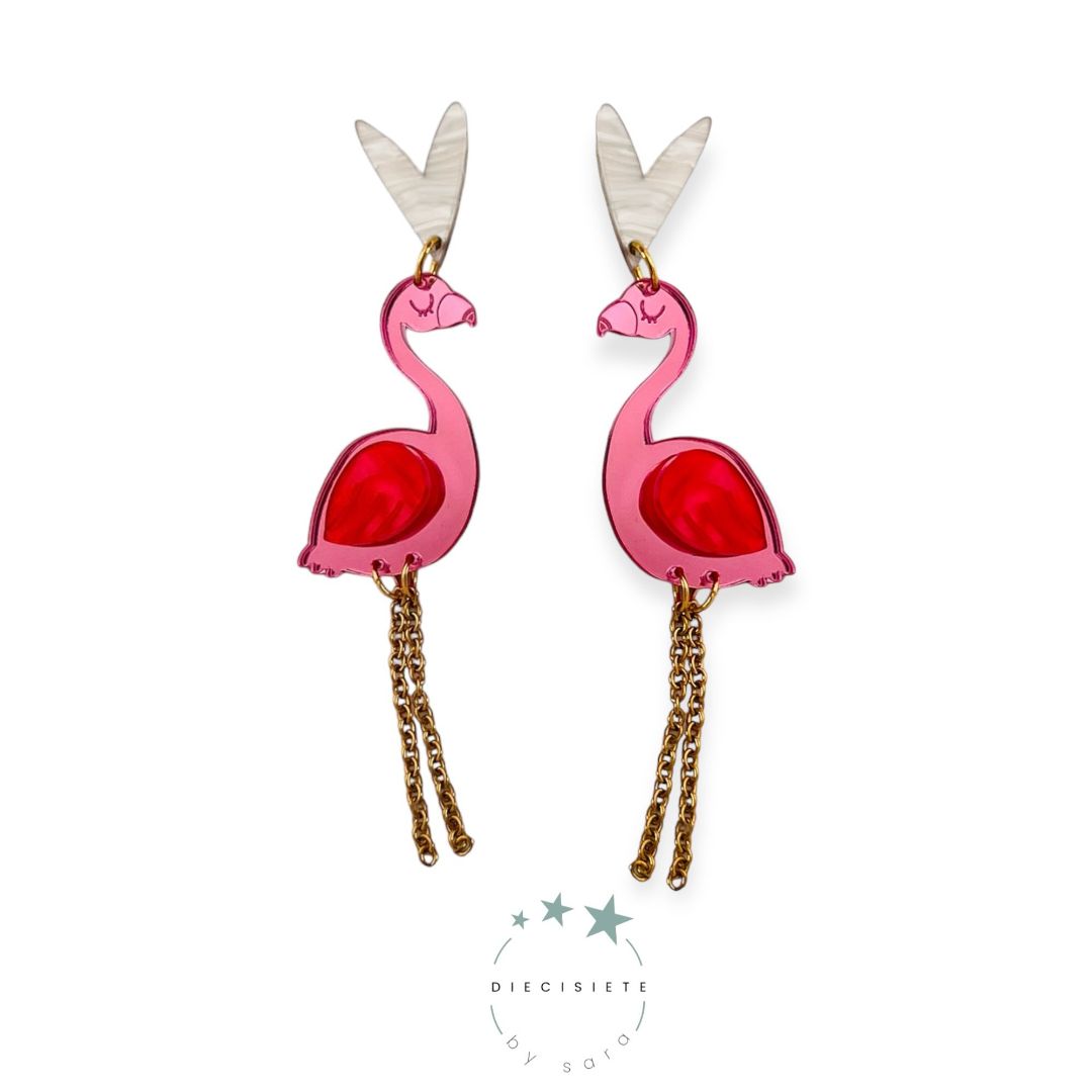 Pendientes flamencos