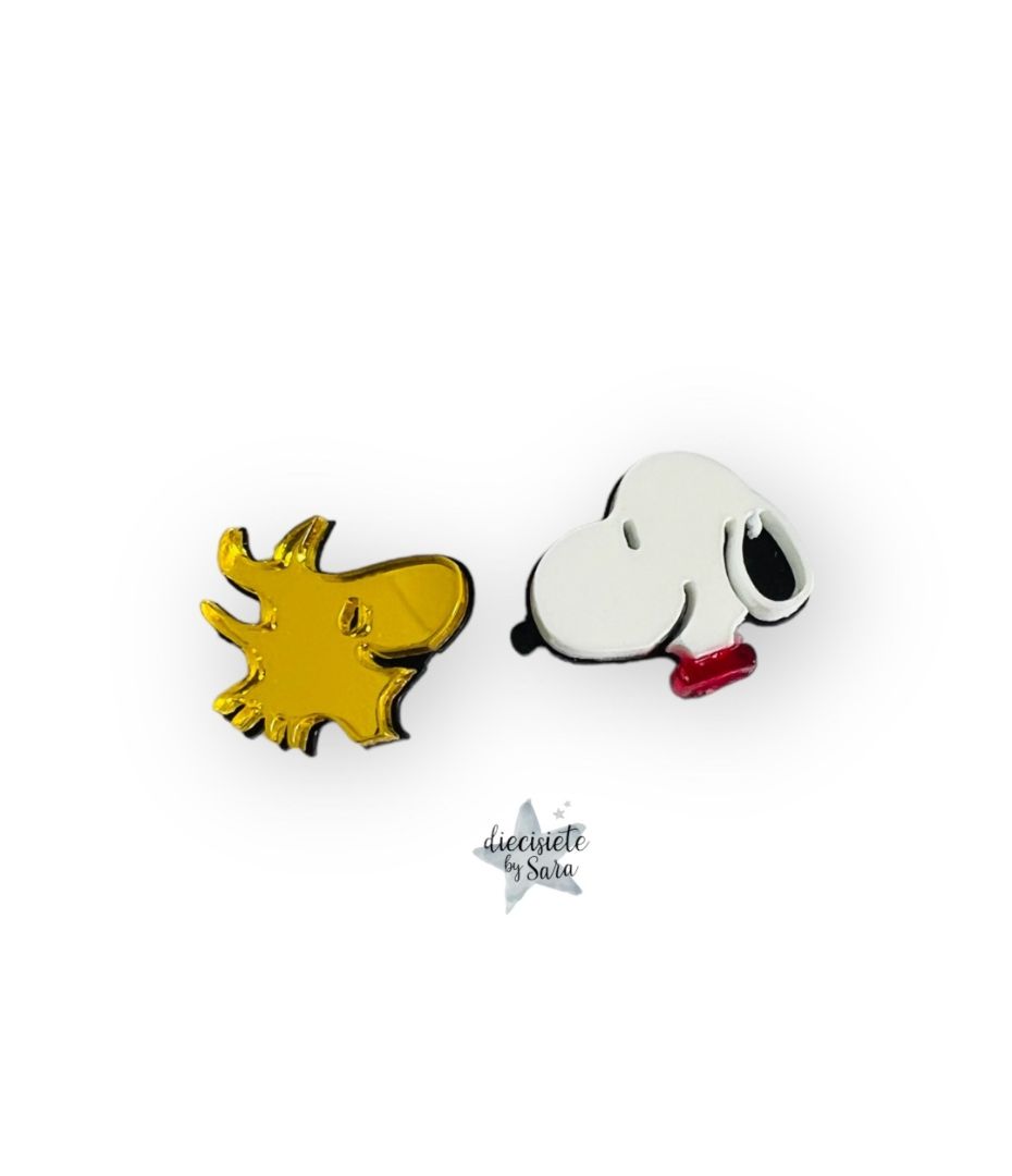 Pendientes Snoopy mini