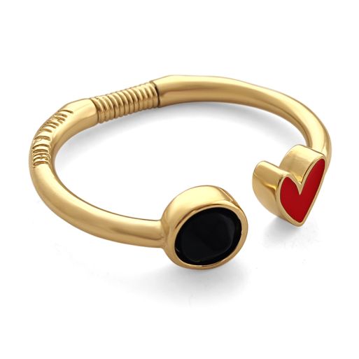 Pulsera "Loco amor vs Perla Negra" oro