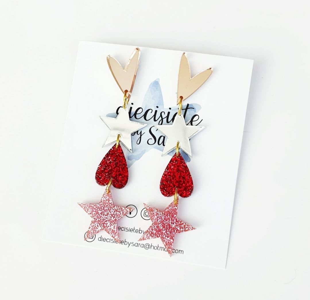 Pendientes corazon