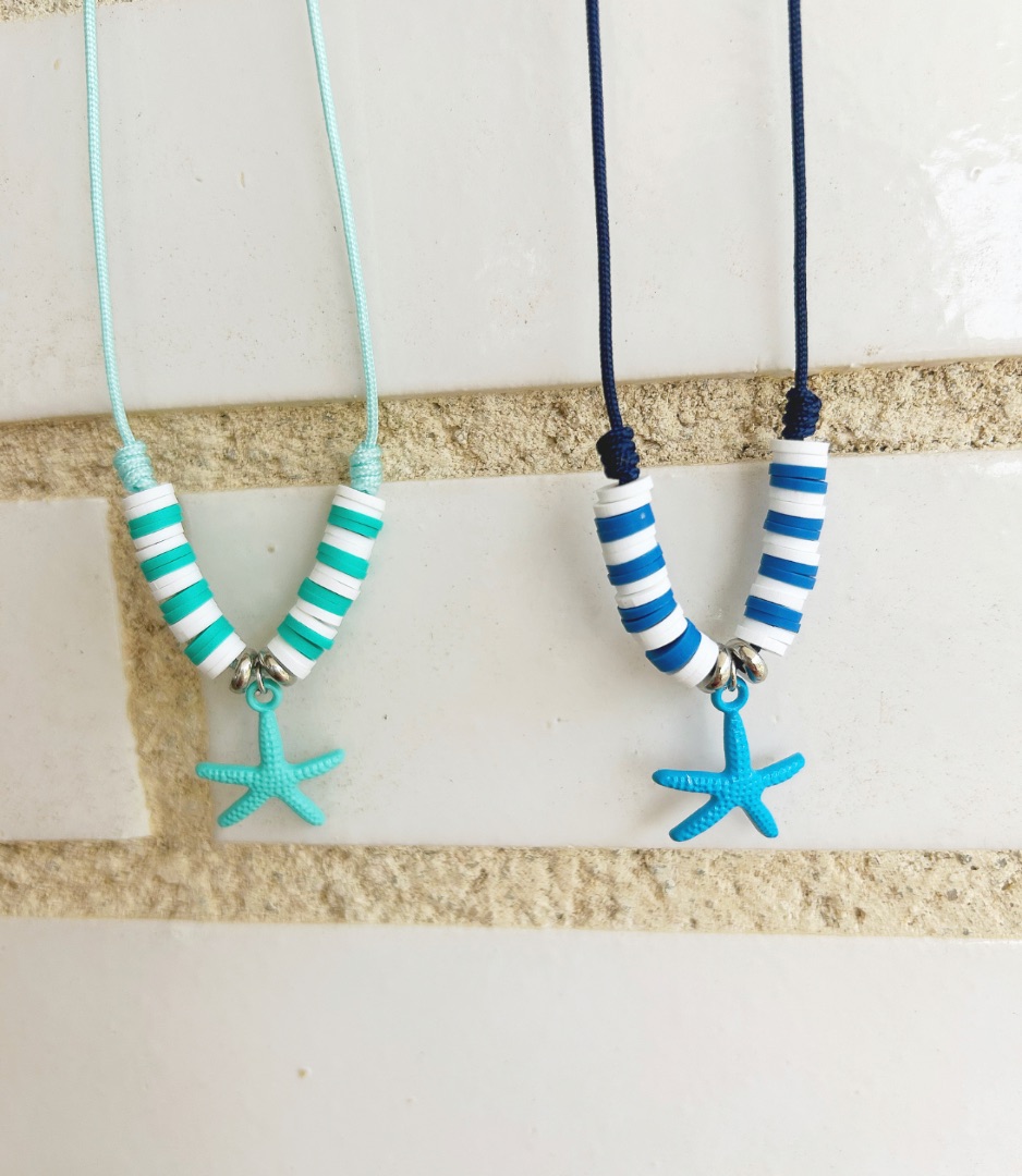 Collar corto con estrella de mar