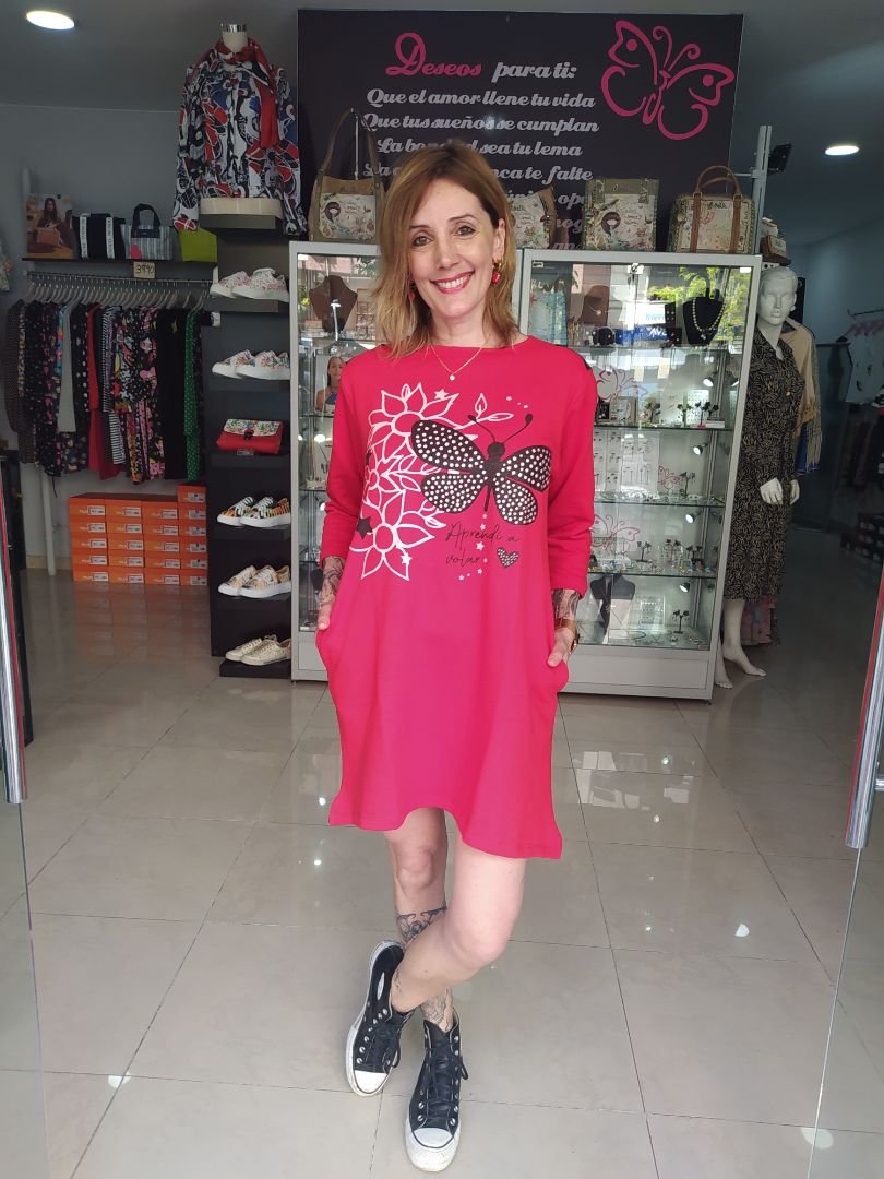 Vestido mariposa