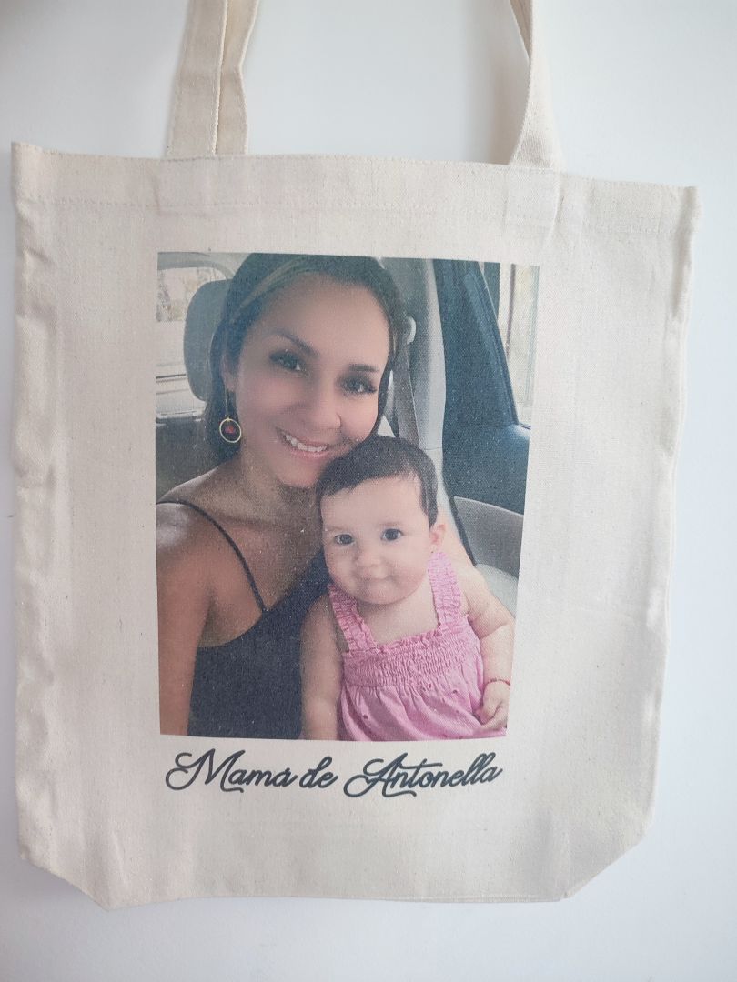 TOTE CON DIBUJO ESPECIAL O FOTO