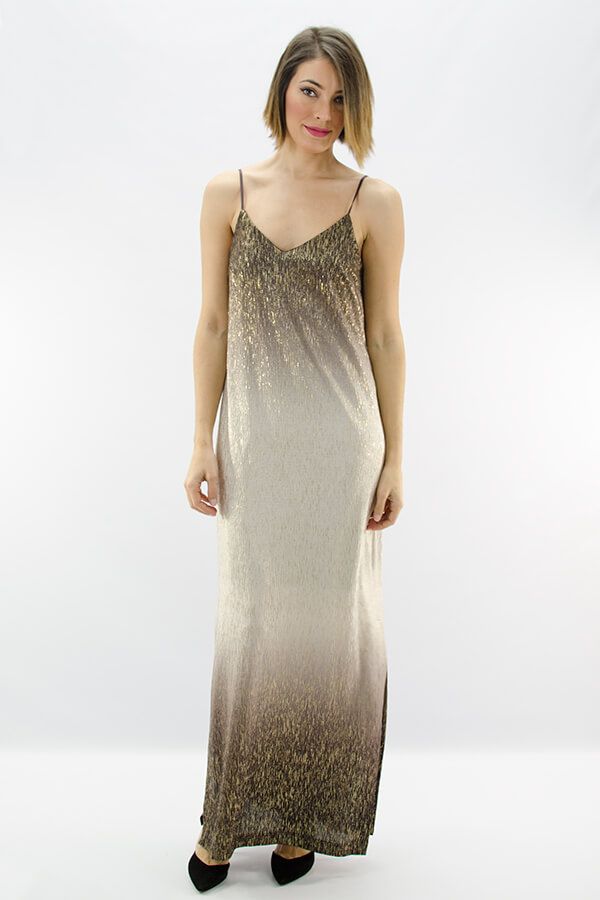 VESTIDO PLISADO DEGRADADO
