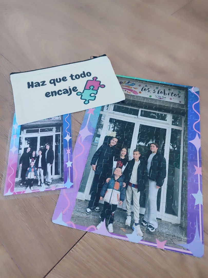 PUZZLE PERSONALIZADO + NECESER