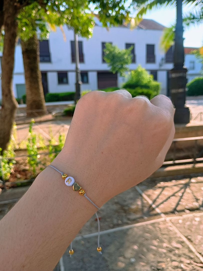 Pulsera inicial acero