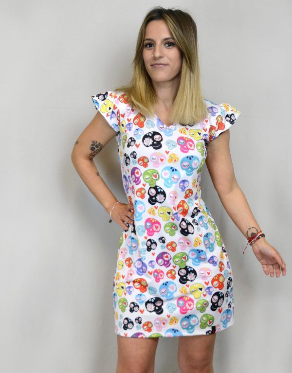 VESTIDO CALAVERAS