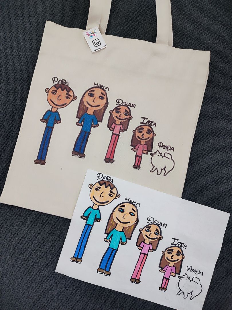 TOTE CON DIBUJO ESPECIAL O FOTO